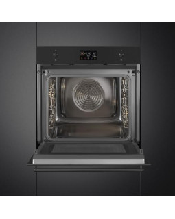 Mikro-kombiahi smeg classic, 68 l, aurupuhastus, matt must-foto4