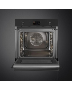 Mikro-kombiahi smeg classic, 68 l, aurupuhastus, matt must-foto4