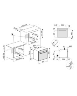 Mikro-kombiahi smeg selezione, aurupuhastus, a, 68 l, must-foto2