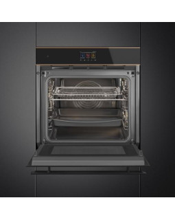 Kompakt mikro-kombiahi smeg dolce stil novo, aurupuhastus, 68 l, must/vask-foto2