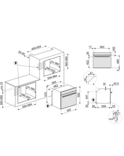 Ahi auru- ja mikrolainefunktsiooniga, smeg dolce stil novo, 68 l, a+, aurupuhastus, must/vask-foto5