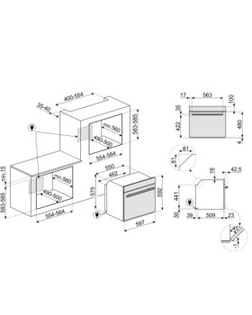 Ahi auru- ja mikrolainefunktsiooniga, smeg dolce stil novo, 68 l, a+, aurupuhastus, must/vask-foto5