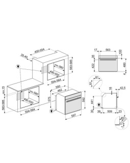 Ahi smeg dolce stil novo, 68 l, a+, aurupuhastus, must/vask-foto10