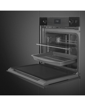 Ahi smeg linea, a+, 68 l, pürolüüs, auruprogramm, must-foto3