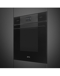 Auru-kombiahi smeg linea, pürolüüspuhastus, a+, 68 l, must-foto2