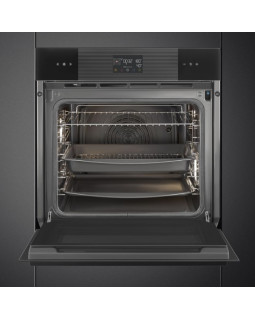 Auru-kombiahi smeg linea, pürolüüspuhastus, a+, 68 l, must-foto3