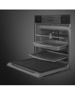 Auru-kombiahi smeg linea, pürolüüspuhastus, a+, 68 l, must-foto4