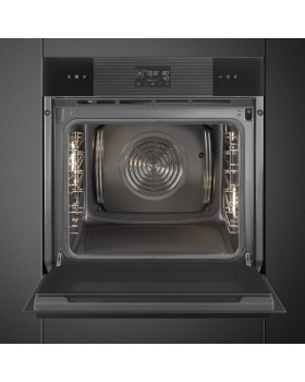 Auru-kombiahi smeg linea, pürolüüspuhastus, a+, 68 l, must-foto5