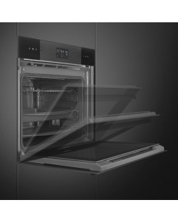 Auru-kombiahi smeg linea, pürolüüspuhastus, a+, 68 l, must-foto8