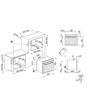 Ahi smeg linea, a+, 68 l, pürolüüs, must-foto2