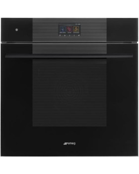 Auru-kombiahi smeg linea, pürolüüspuhastus, a+, 68 l, must