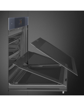 Ahi smeg linea, 68 l,  a+, pürolüüs, neptuun hall-foto4