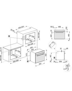 Ahi smeg dolce stil novo, 68 l, a+, pürolüüs, must-foto2