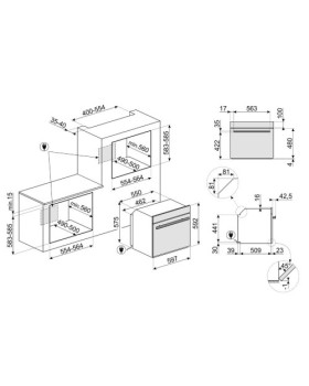 Ahi smeg dolce stil novo, 68 l, a+, tft, pürolüüs, must-foto5