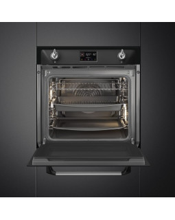 Ahi smeg victoria, 68 l, a, aurufunktsiooniga, pürolüüs, must/rv-teras-foto2