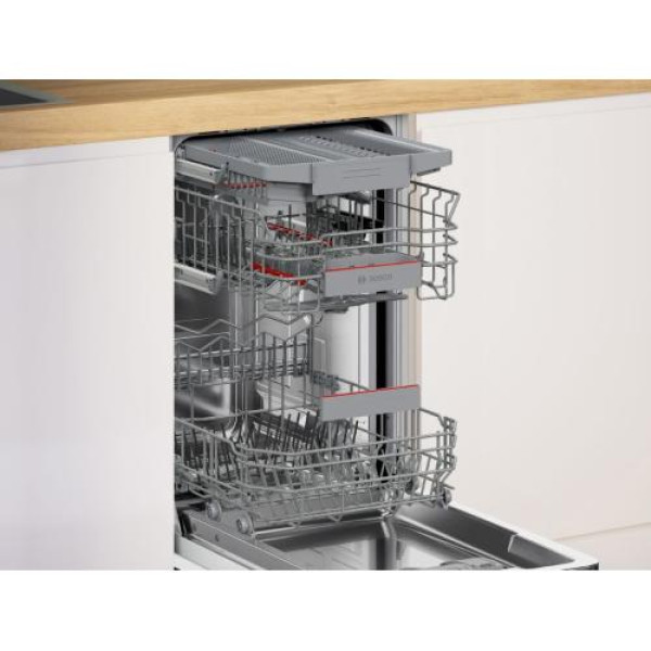 Nõudepesumasin bosch, integreeritav, 3 korvi, 45 cm, 43 db, rv-teras Nõudepesumasin bosch, integreeritav, 3 korvi, 45 cm, 43 db, rv-teras