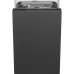 Nõudepesumasin smeg, integreeritav, 45 cm, 44 db, 3 korvi