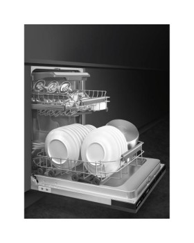 Nõudepesumasin smeg, integreeritav, 45 cm, 44 db, 3 korvi-foto3