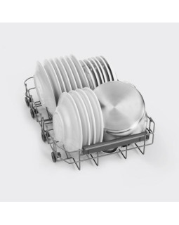 Nõudepesumasin smeg, integreeritav, 45 cm, 44 db, 3 korvi-foto6