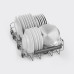 Nõudepesumasin smeg, integreeritav, 45 cm, 44 db, 3 korvi