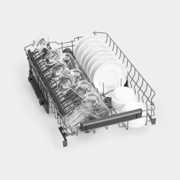 Nõudepesumasin smeg, integreeritav, 45 cm, 44 db, 3 korvi