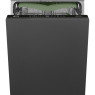 Nõudepesumasin smeg, integreeritav, 3 korvi, 60 cm, 45 db
