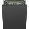 Nõudepesumasin smeg, integreeritav, 3 korvi, 60 cm, 42 db