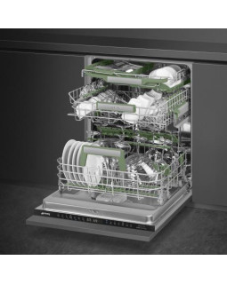 Nõudepesumasin smeg, integreeritav, 3 korvi, 60 cm, 42 db-foto10