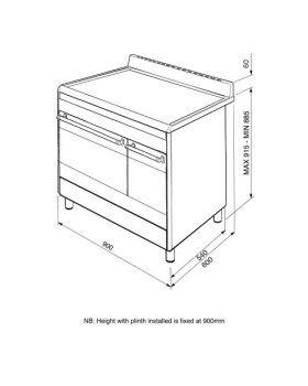 Elektripliit smeg, 5 x hilight, 2 x elektriahi, aurupuhastus, 90 cm, rv teras-foto2
