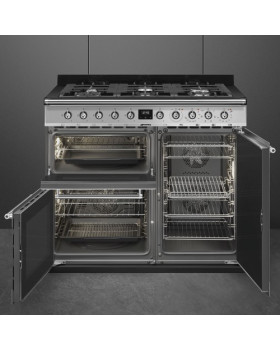 Gaasipliit smeg classic, 6 x gaas, 3 x elektriahi, aurupuhastus, 100x60 cm, rv-teras-foto3