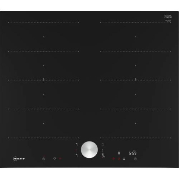 Pliidiplaat neff, 4 x induktsioon, 60 cm, faasitud serv, must