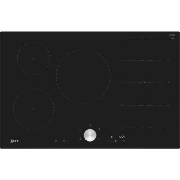 Pliidiplaat neff, 5 x induktsioon, 80 cm, faasitud serv, must