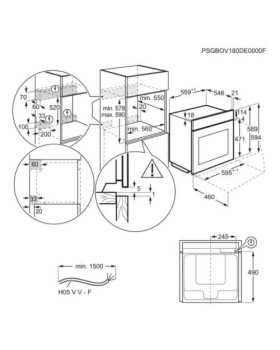 Ahi aeg, 71 l, a+, aurufunktsioon, pürolüüs, must/rv-teras-foto3