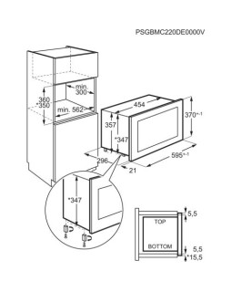 Mikrolaineahi aeg, integreeritav, 17 l, rv must, 800 w-foto3