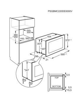 Mikrolaineahi aeg, integreeritav, 17 l, rv must, 800 w-foto3