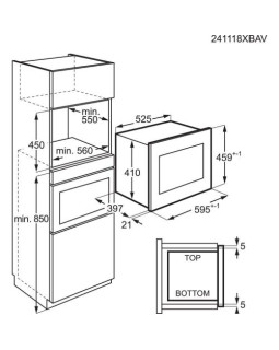 Mikrolaineahi aeg, integreeritav, 26 l, must, 900 w-foto2