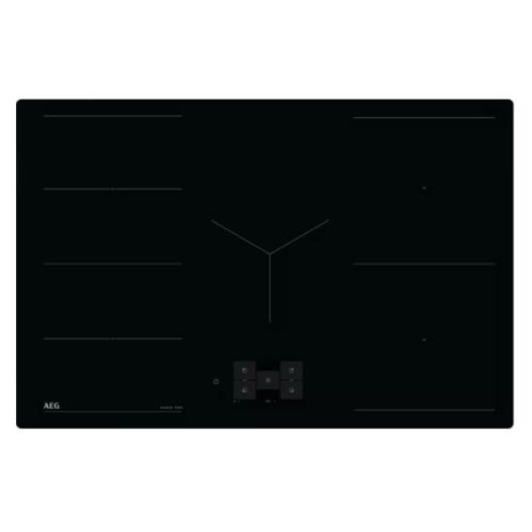 Pliidiplaat aeg, 5 x induktsioon, 80 cm, must, lõigatud serv