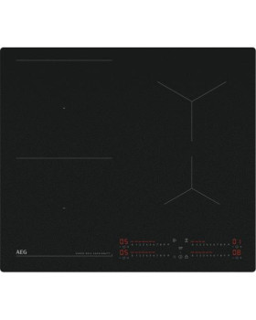 Pliidiplaat aeg, 4 x induktsioon, 60 cm, hob2hood, matt must, lõigatud servad
