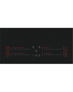 Pliidiplaat aeg, 4 x induktsioon, 60 cm, hob2hood, matt must, lõigatud servad-foto2