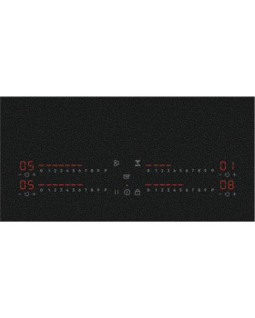 Pliidiplaat aeg, 4 x induktsioon, 60 cm, hob2hood, matt must, lõigatud servad-foto2