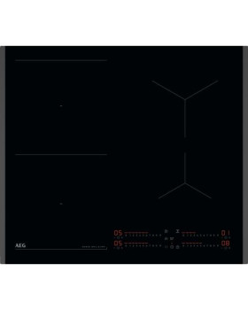 Pliidiplaat aeg, 4 x induktsioon, 60 cm, hob2hood, faasitud, must