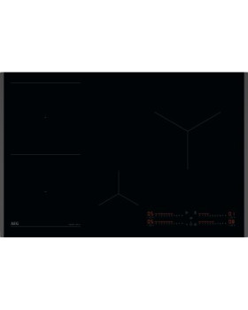 Pliidiplaat aeg, 4 x induktsioon, 78 cm, hob2hood, faasitud, must