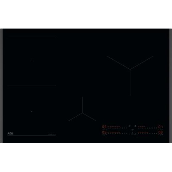 Pliidiplaat aeg, 4 x induktsioon, 78 cm, hob2hood, faasitud, must