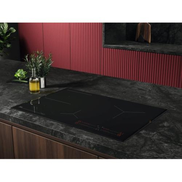Pliidiplaat aeg, 4 x induktsioon, 78 cm, hob2hood, faasitud, must