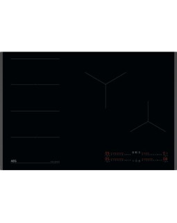 Pliidiplaat aeg, 4 x induktsioon, 77 cm, must