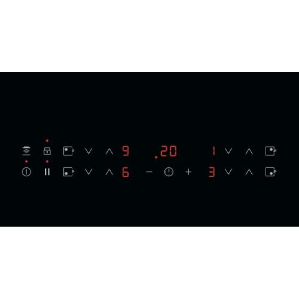 Piidiplaat aeg, 4 x induktsioon, 60 cm, must, rv raam