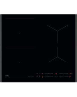 Pliidiplaat aeg, 4 x induktsioon, 60 cm, hob2hood, faasitud, must
