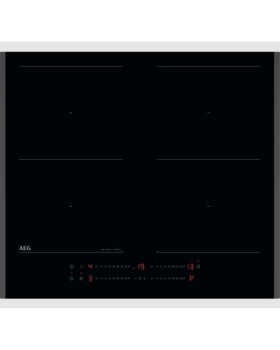 Pliidiplaat aeg, 4 x induktsioon, 59 cm,  tööpinna peale, must