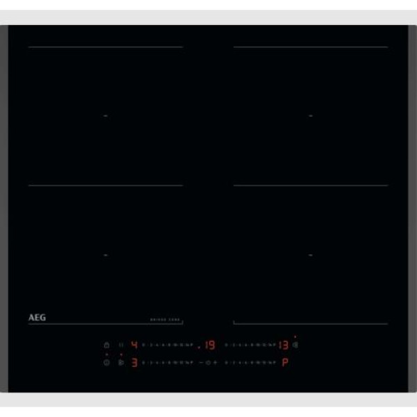 Pliidiplaat aeg, 4 x induktsioon, 59 cm,  tööpinna peale, must