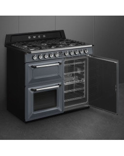 Gaasipliit smeg victoria, 6 x gaas, 3 x elektriahi, aurupuhastus, 100x60 cm, hall-foto4